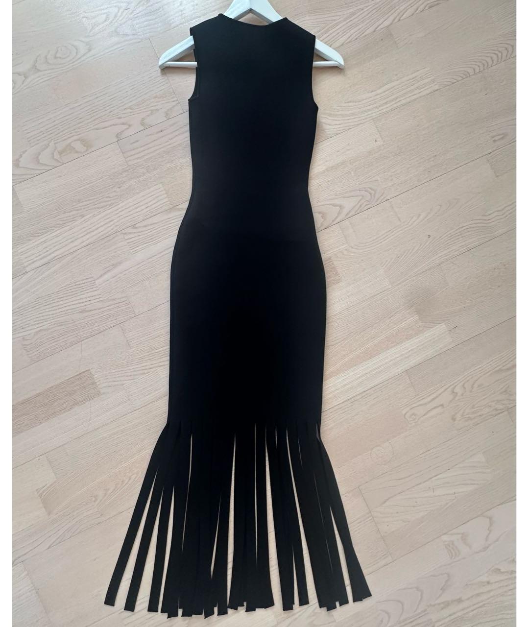 ALEXANDER WANG Черное вискозное вечернее платье, фото 2