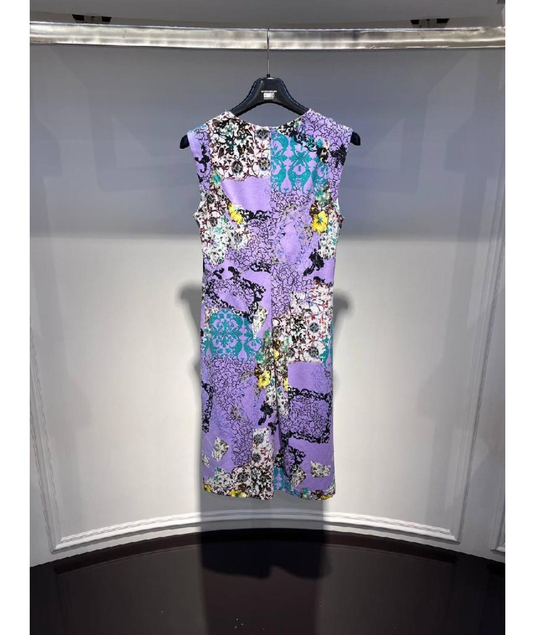 ETRO Фиолетовое вискозное повседневное платье, фото 2