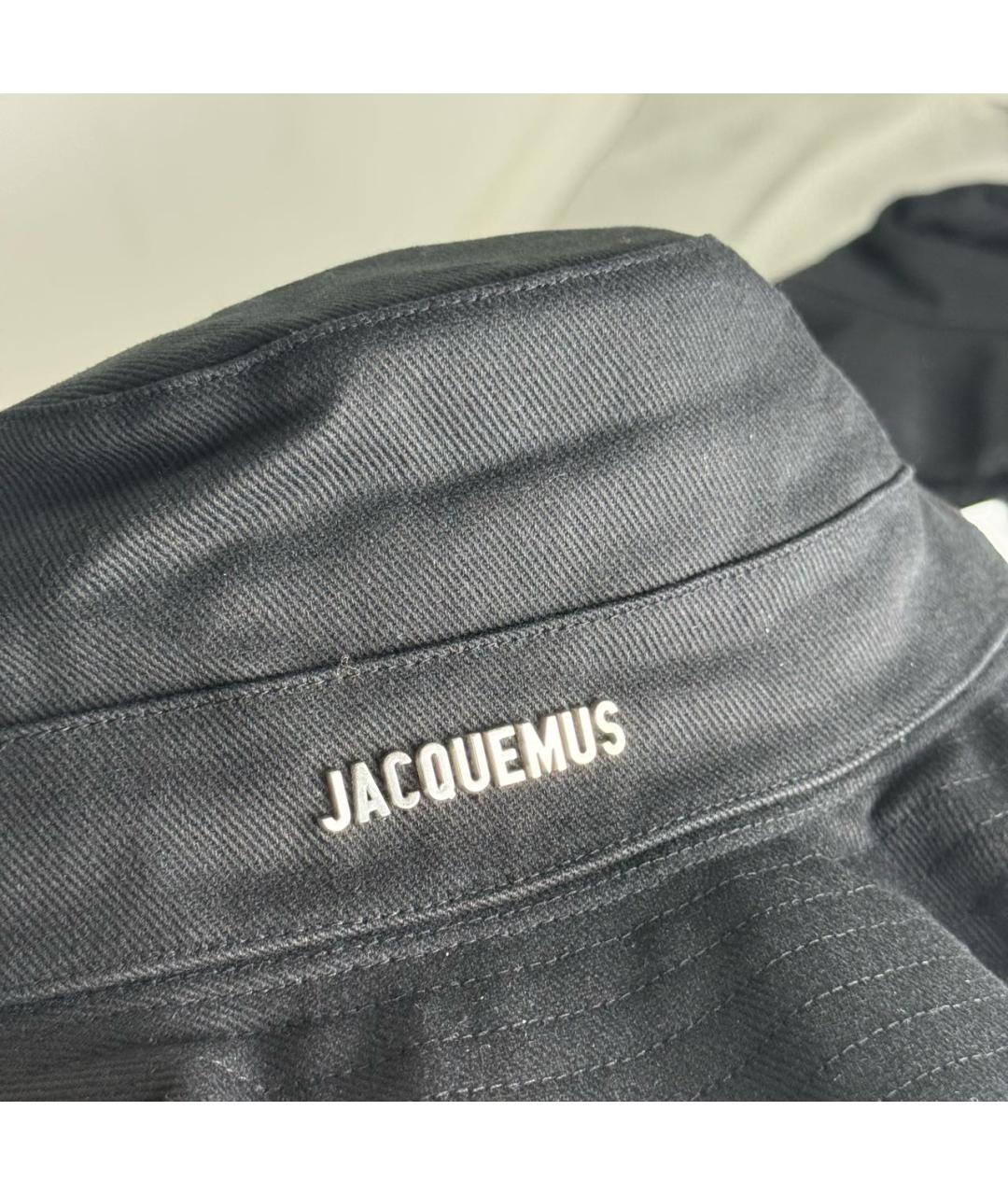 JACQUEMUS Черная хлопковая панама, фото 5