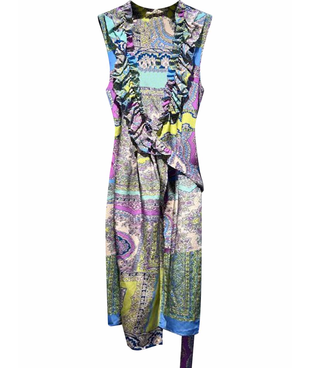 ETRO Мульти вискозное платье, фото 1