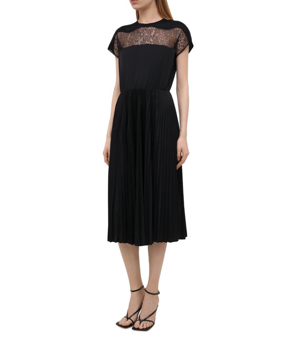 VALENTINO Черное вечернее платье, фото 3