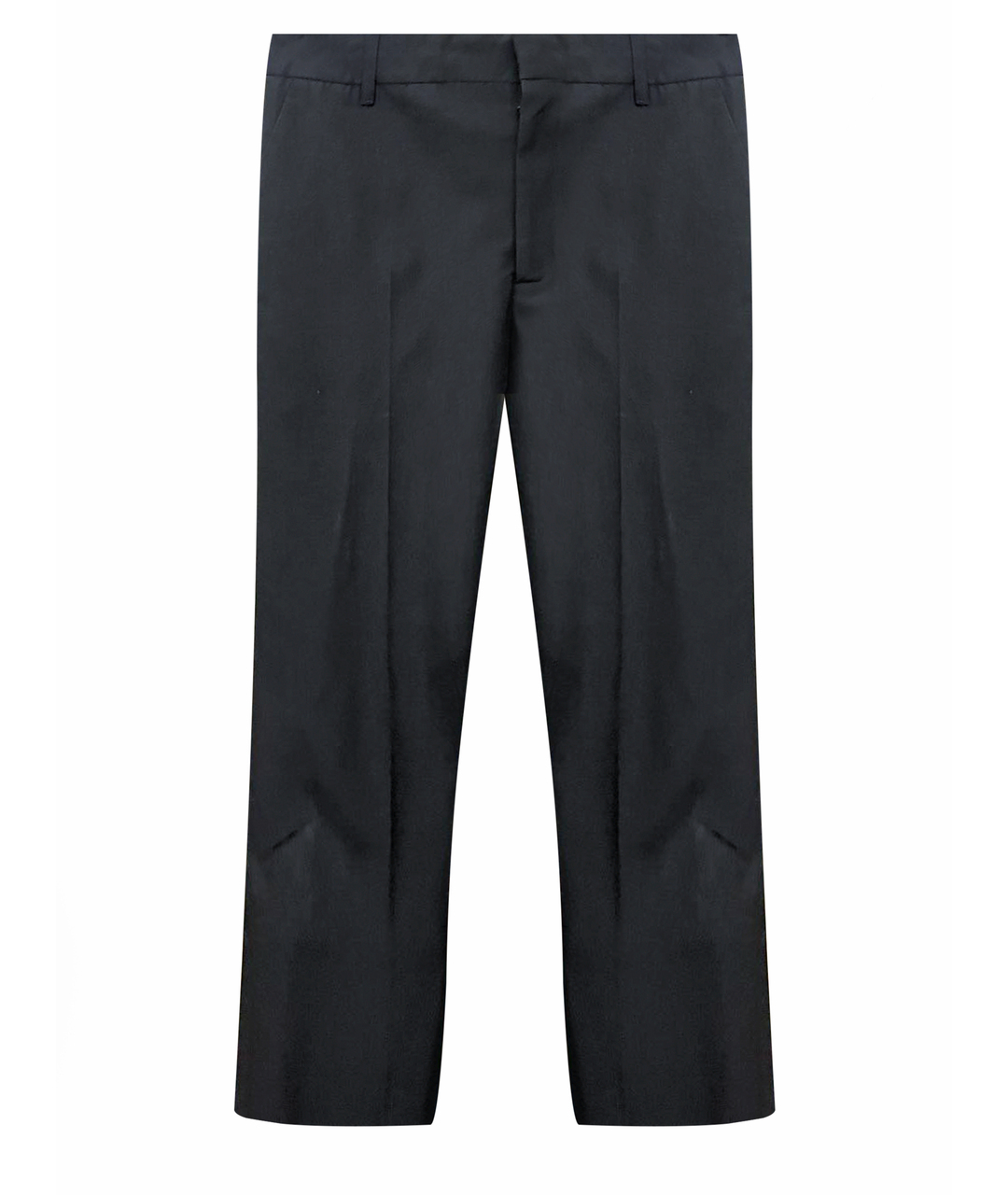 VETEMENTS Черные полиамидовые классические брюки, фото 1