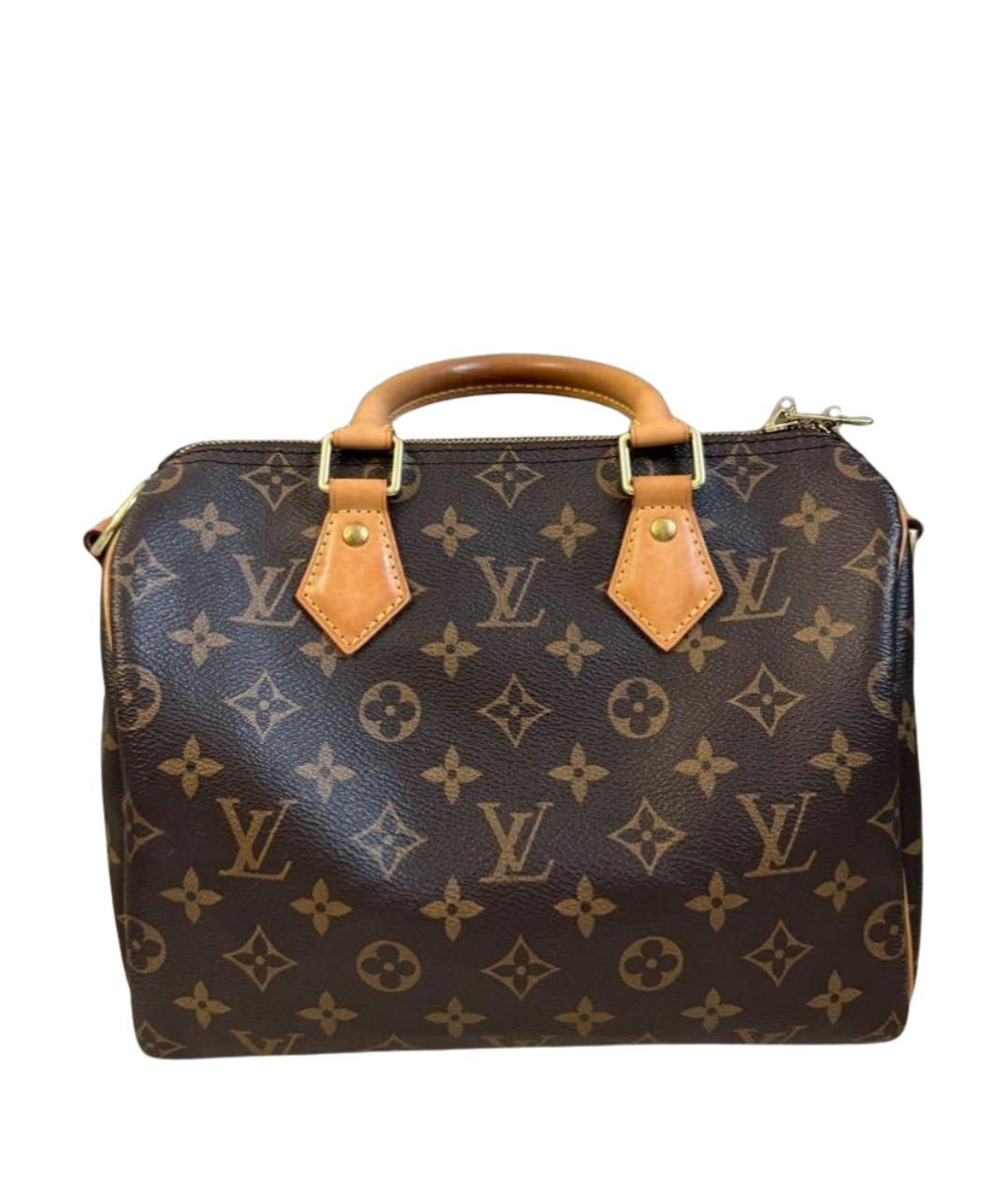 LOUIS VUITTON Коричневая сумка с короткими ручками, фото 1