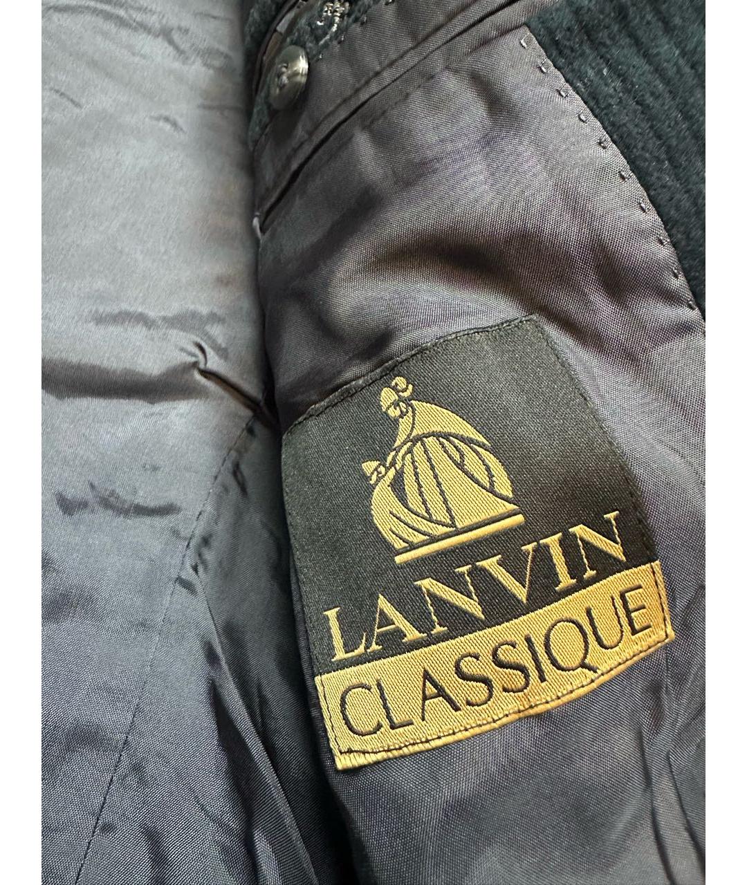 LANVIN Зеленый шерстяной пиджак, фото 4