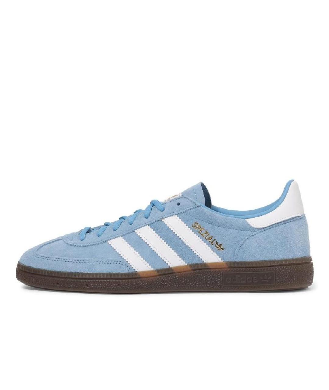 ADIDAS Голубые замшевые кеды, фото 5