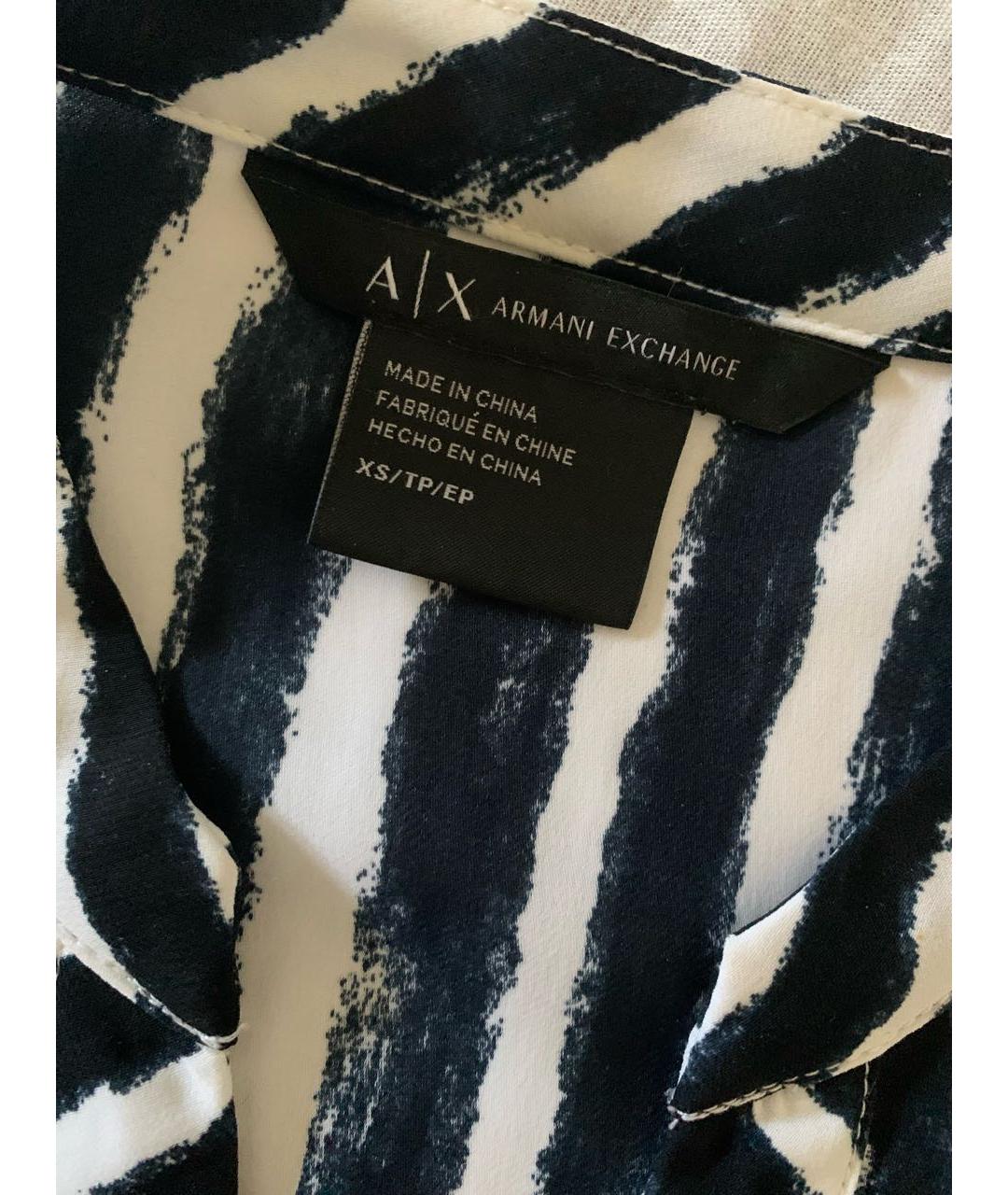 ARMANI EXCHANGE Мульти полиэстеровая блузы, фото 3
