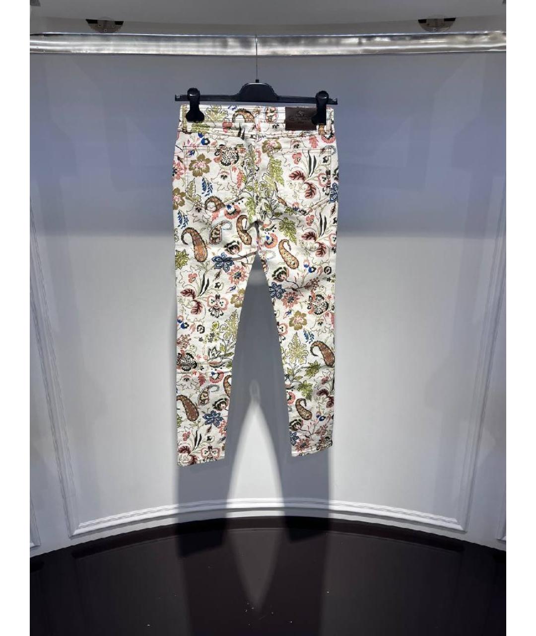 ETRO Мульти хлопковые джинсы слим, фото 2