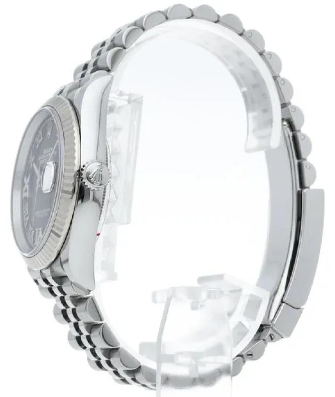 ROLEX Фиолетовые часы из белого золота, фото 2