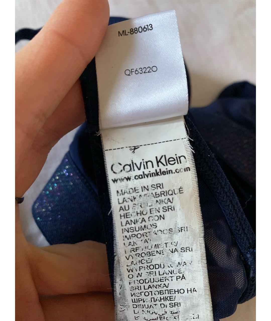 CALVIN KLEIN Темно-синий бюстгалтеры, фото 5