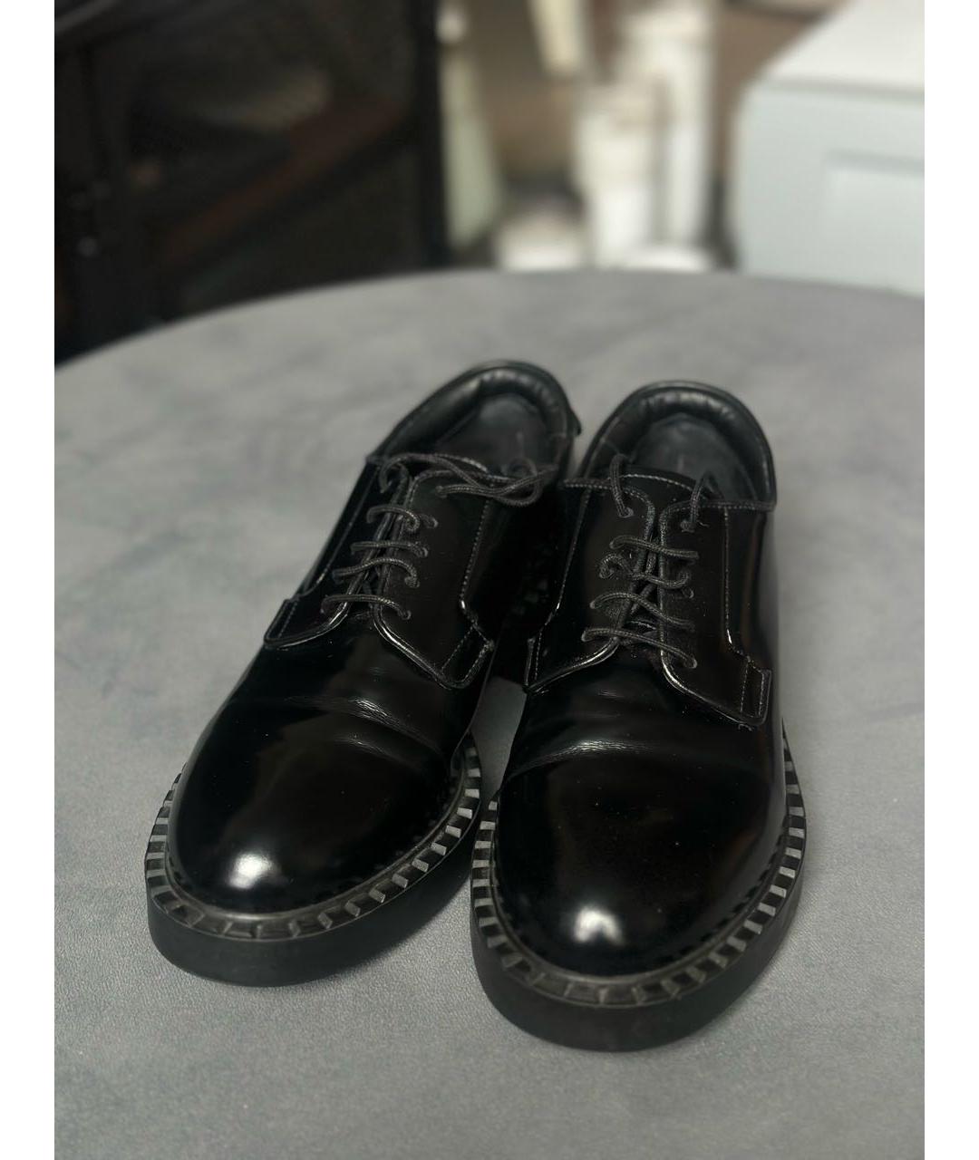 PRADA Черные кожаные лоферы, фото 2