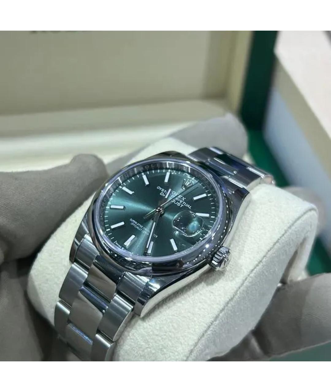 ROLEX Зеленые часы, фото 3