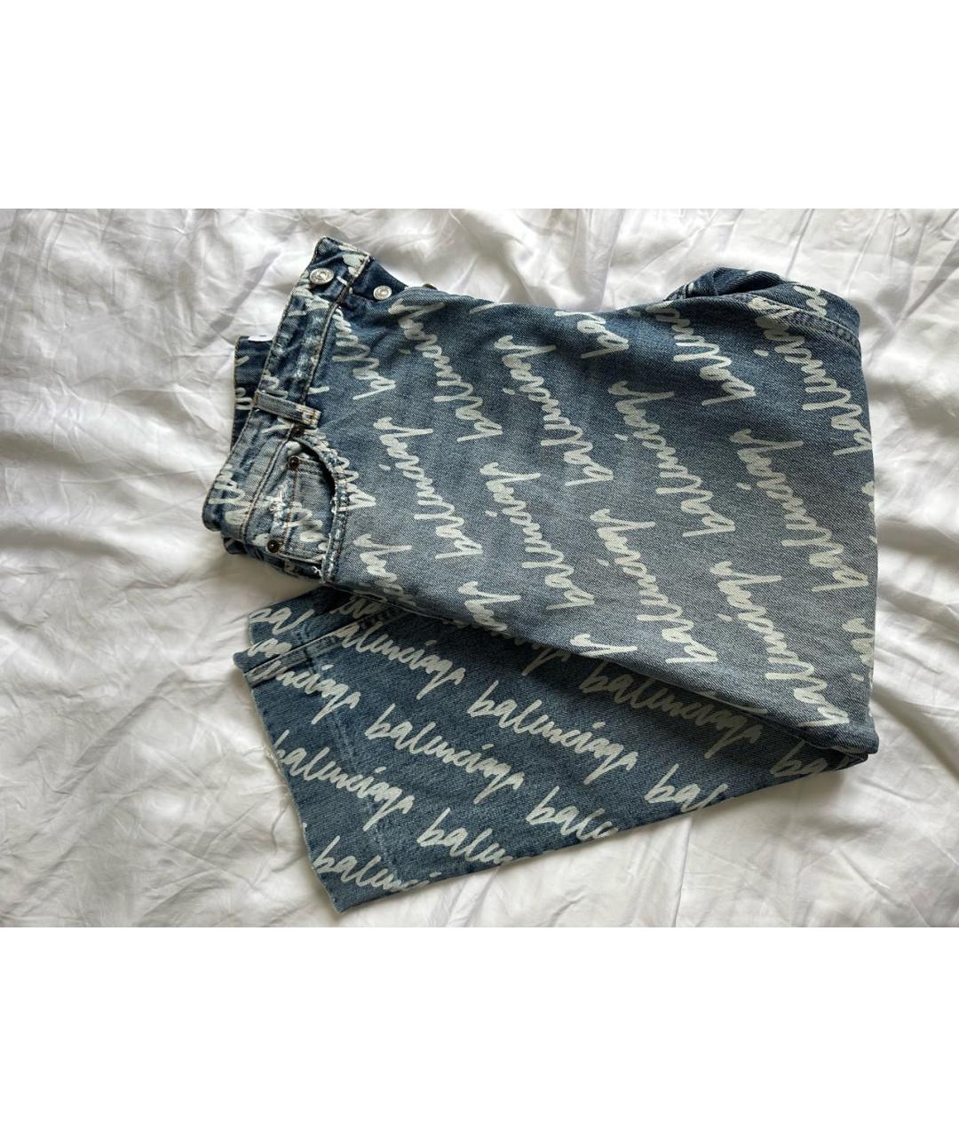 BALENCIAGA Деним брюки широкие, фото 3