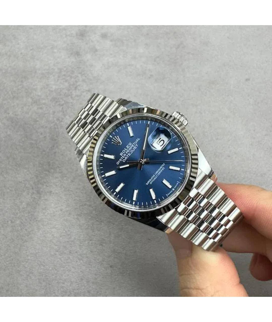 ROLEX Синие часы, фото 9