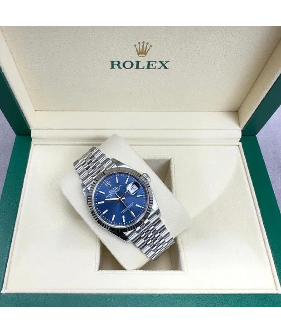 ROLEX Синие часы, фото 3