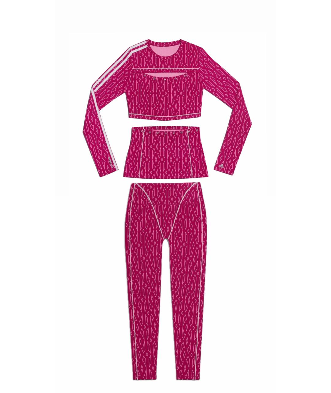 ADIDAS Розовый спортивные костюмы, фото 1