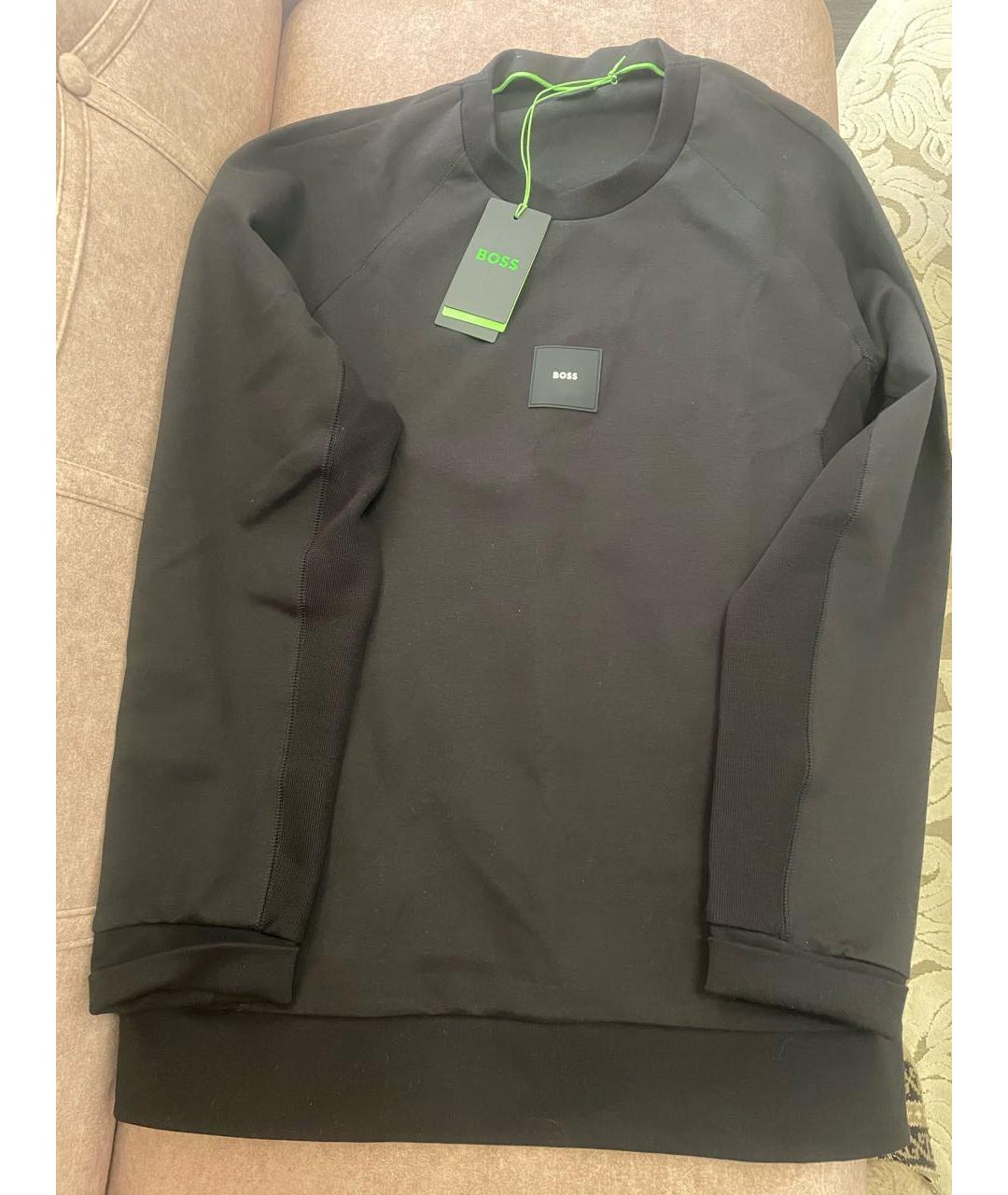 HUGO BOSS Черный хлопко-эластановый спортивный костюм, фото 4