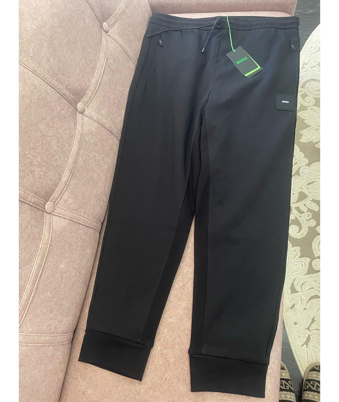 HUGO BOSS Черный хлопко-эластановый спортивный костюм, фото 5