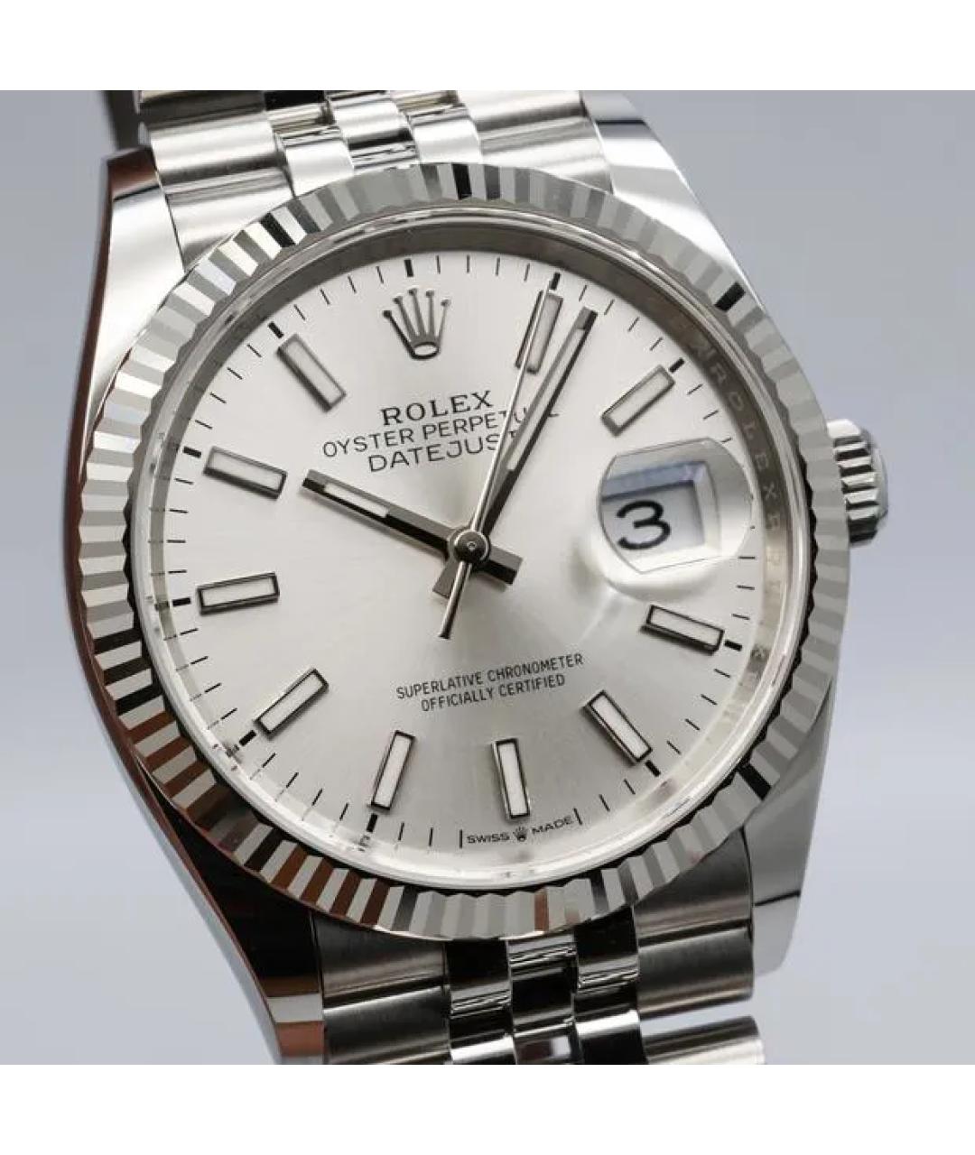 ROLEX Серебряные часы, фото 4