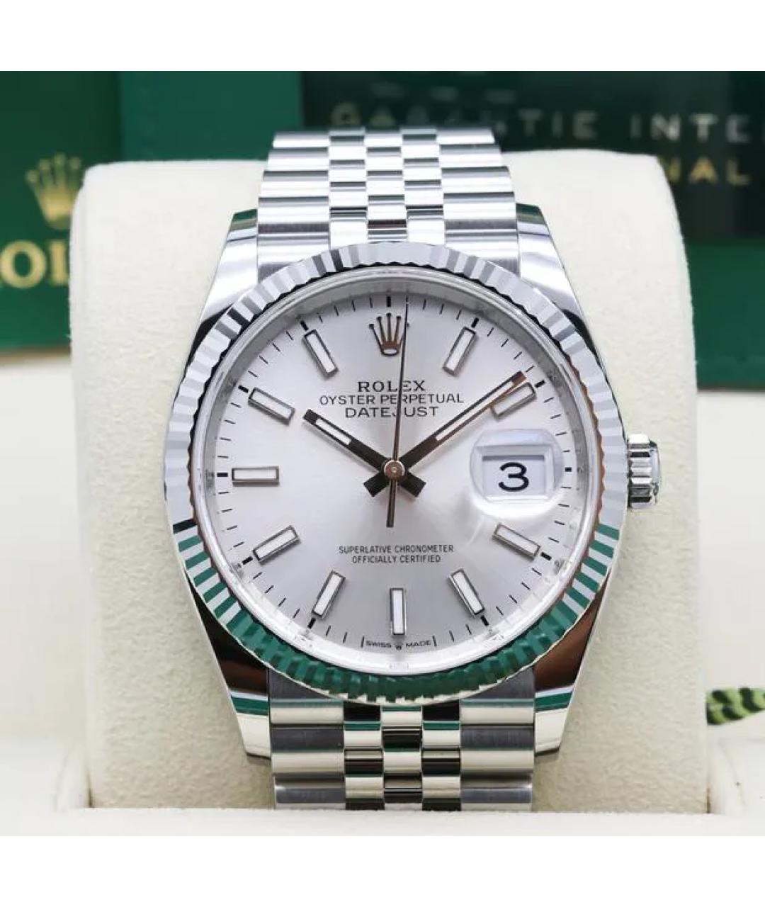 ROLEX Серебряные часы, фото 8