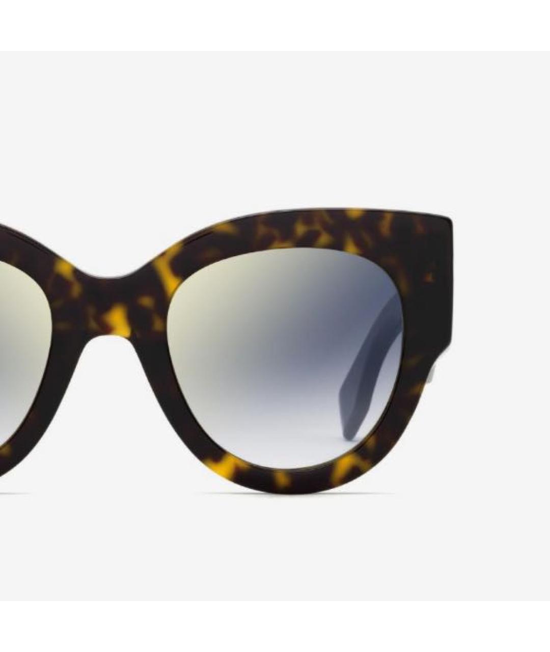 FENDI Мульти пластиковые солнцезащитные очки, фото 3