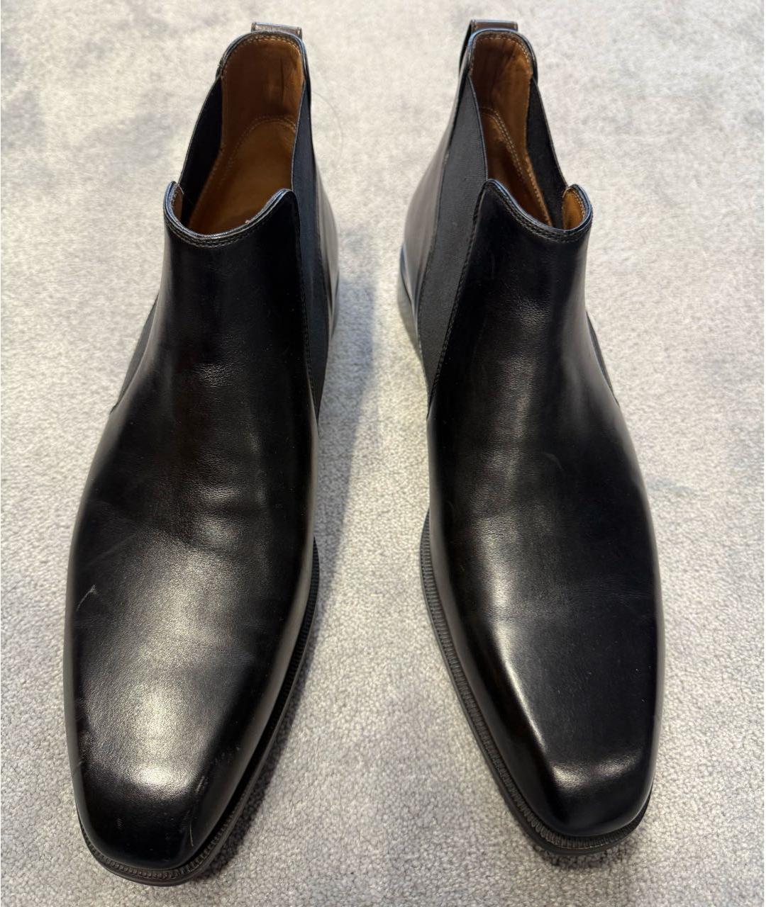 BERLUTI Черные кожаные низкие ботинки, фото 2