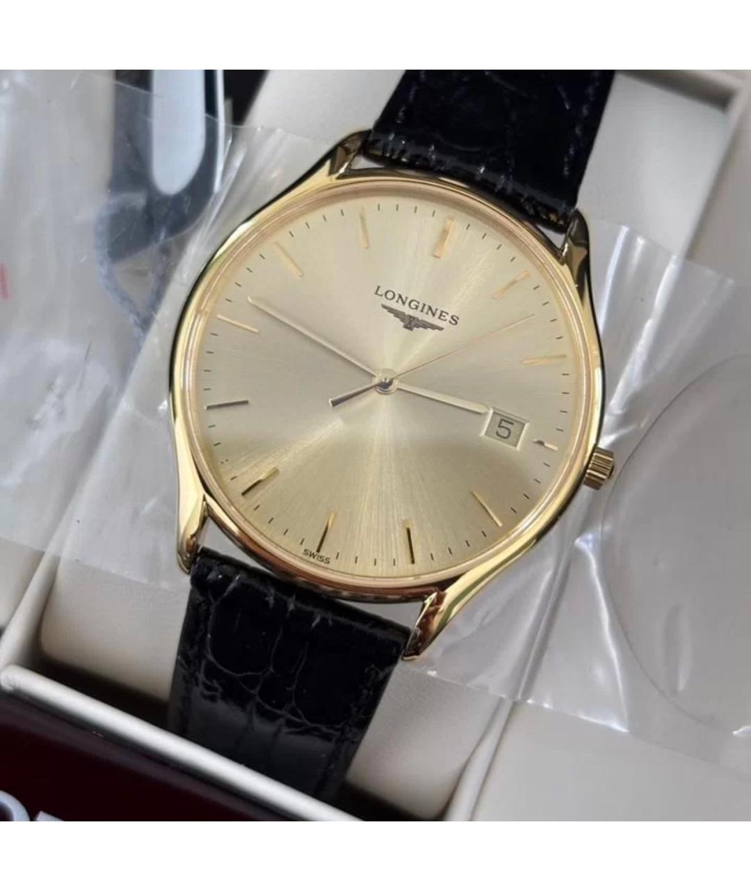 LONGINES Золотые часы, фото 5
