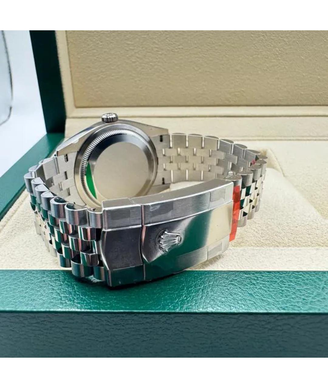 ROLEX Розовые часы из белого золота, фото 5