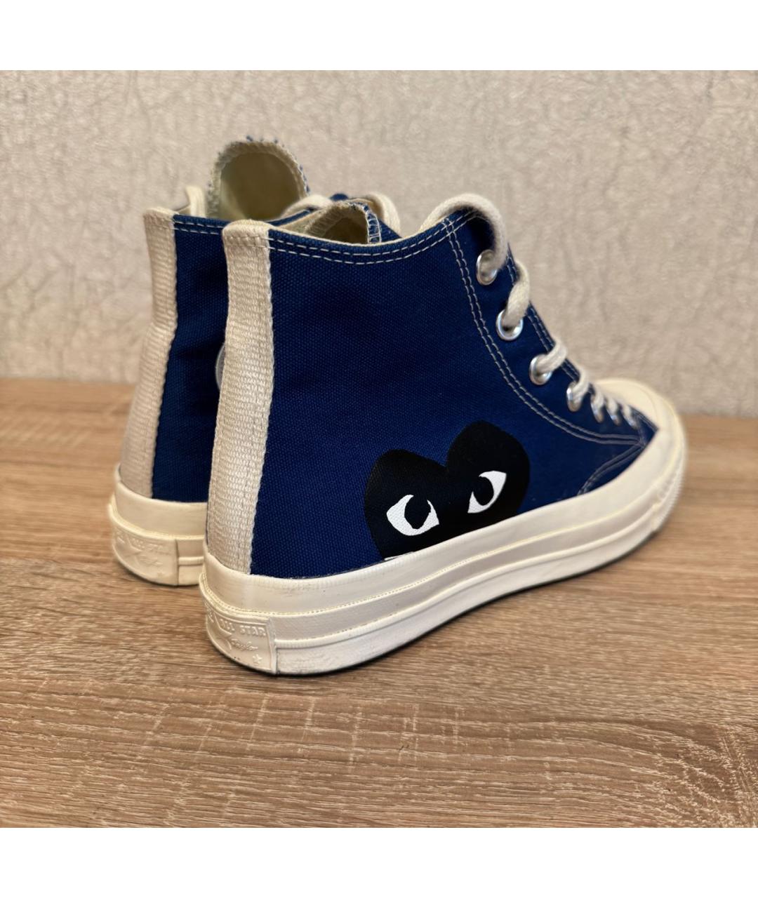 CONVERSE Темно-синие текстильные кеды, фото 5
