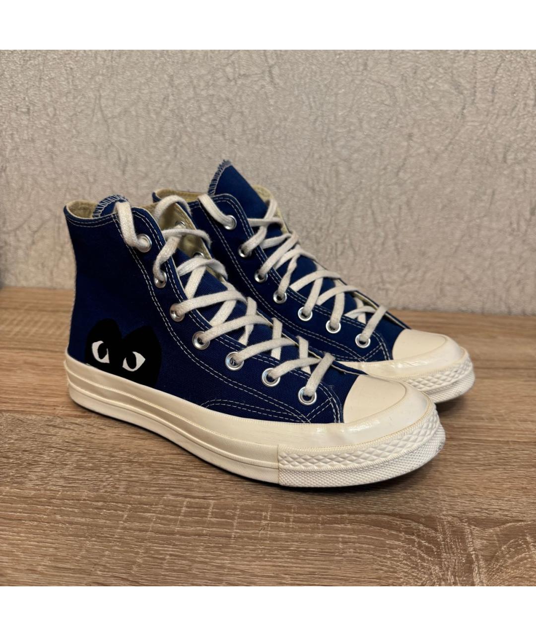 CONVERSE Темно-синие текстильные кеды, фото 9