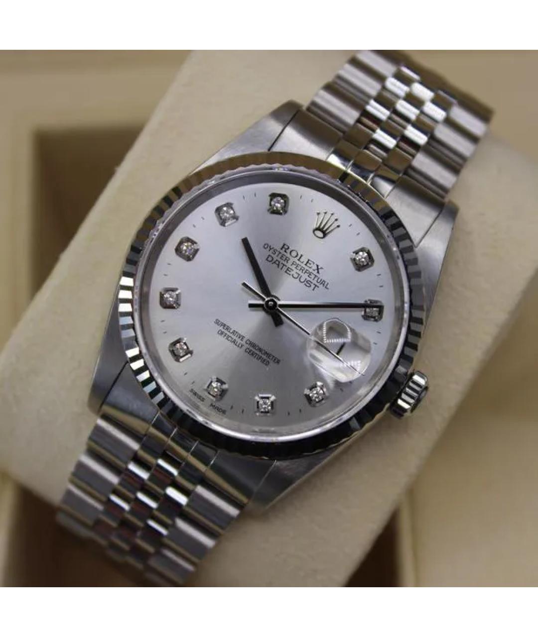 ROLEX Серебряные часы из белого золота, фото 3
