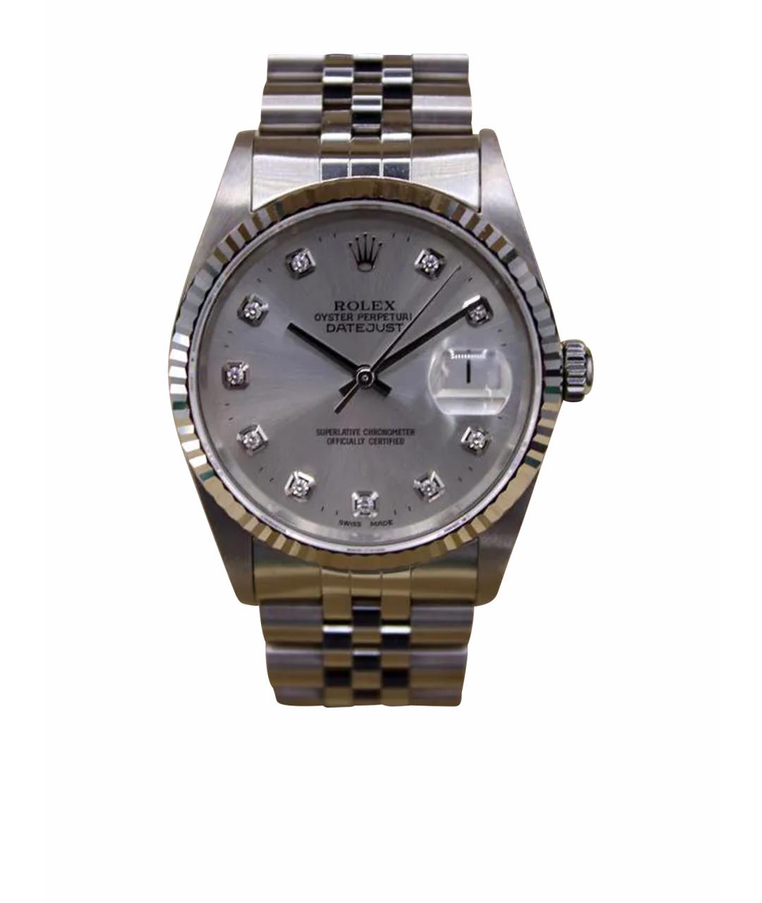 ROLEX Серебряные часы из белого золота, фото 1