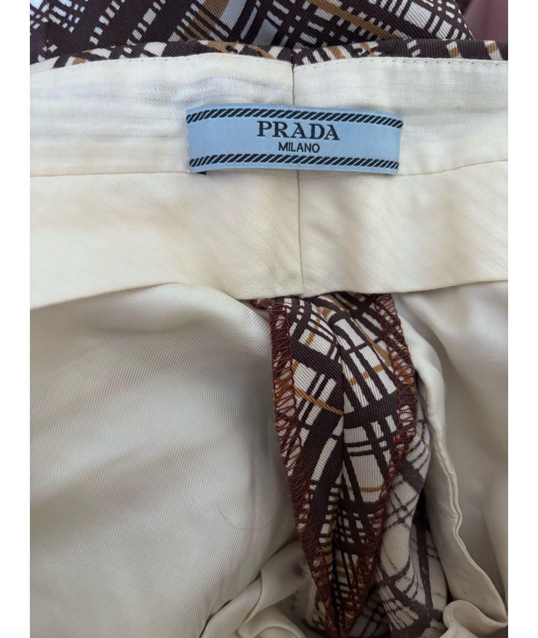 PRADA Мульти брюки узкие, фото 3