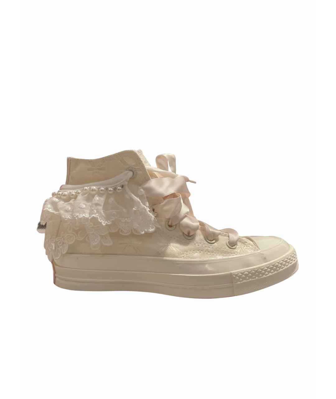 CONVERSE Белые синтетические кеды, фото 1