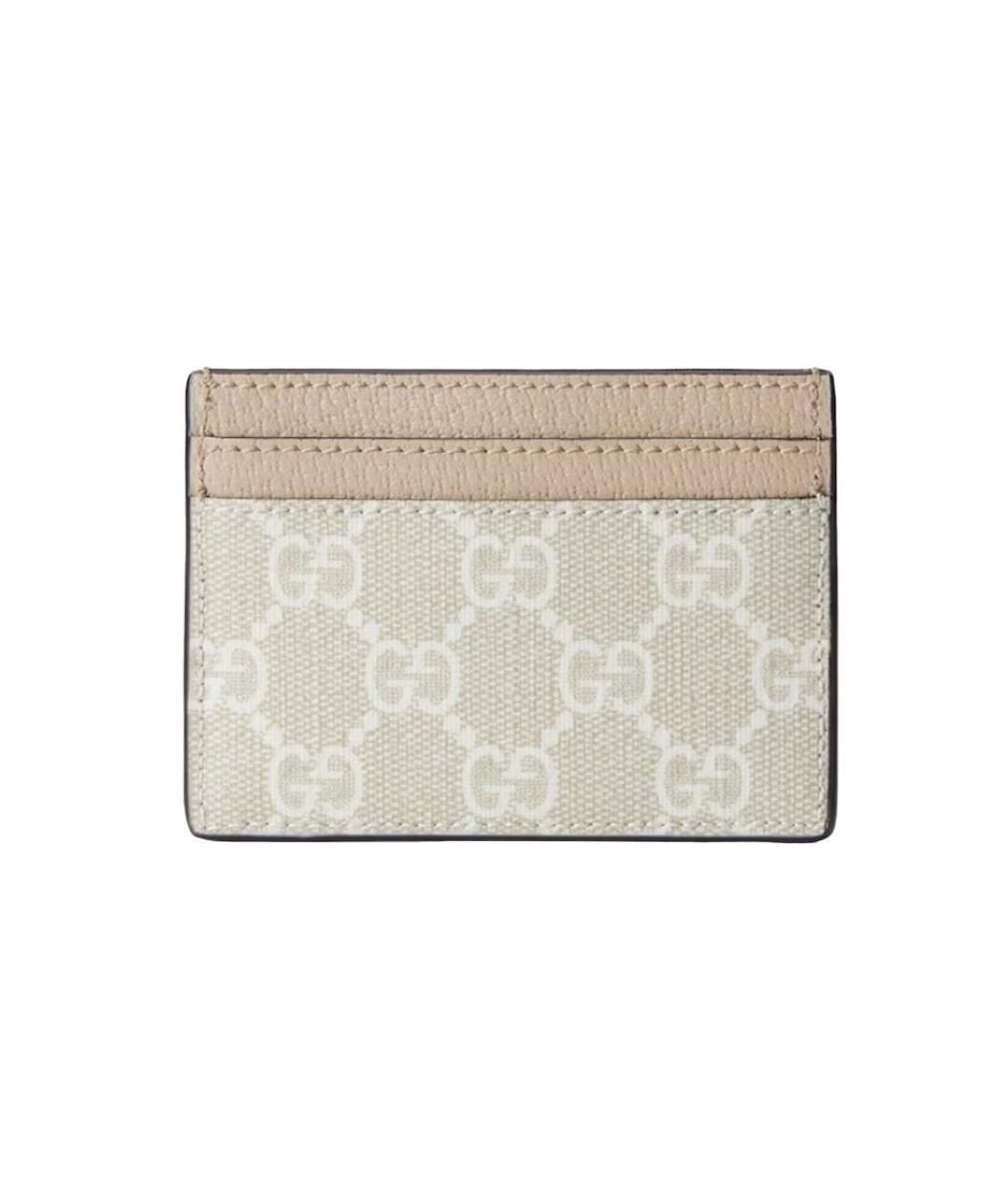 GUCCI Белый кожаный кардхолдер, фото 2