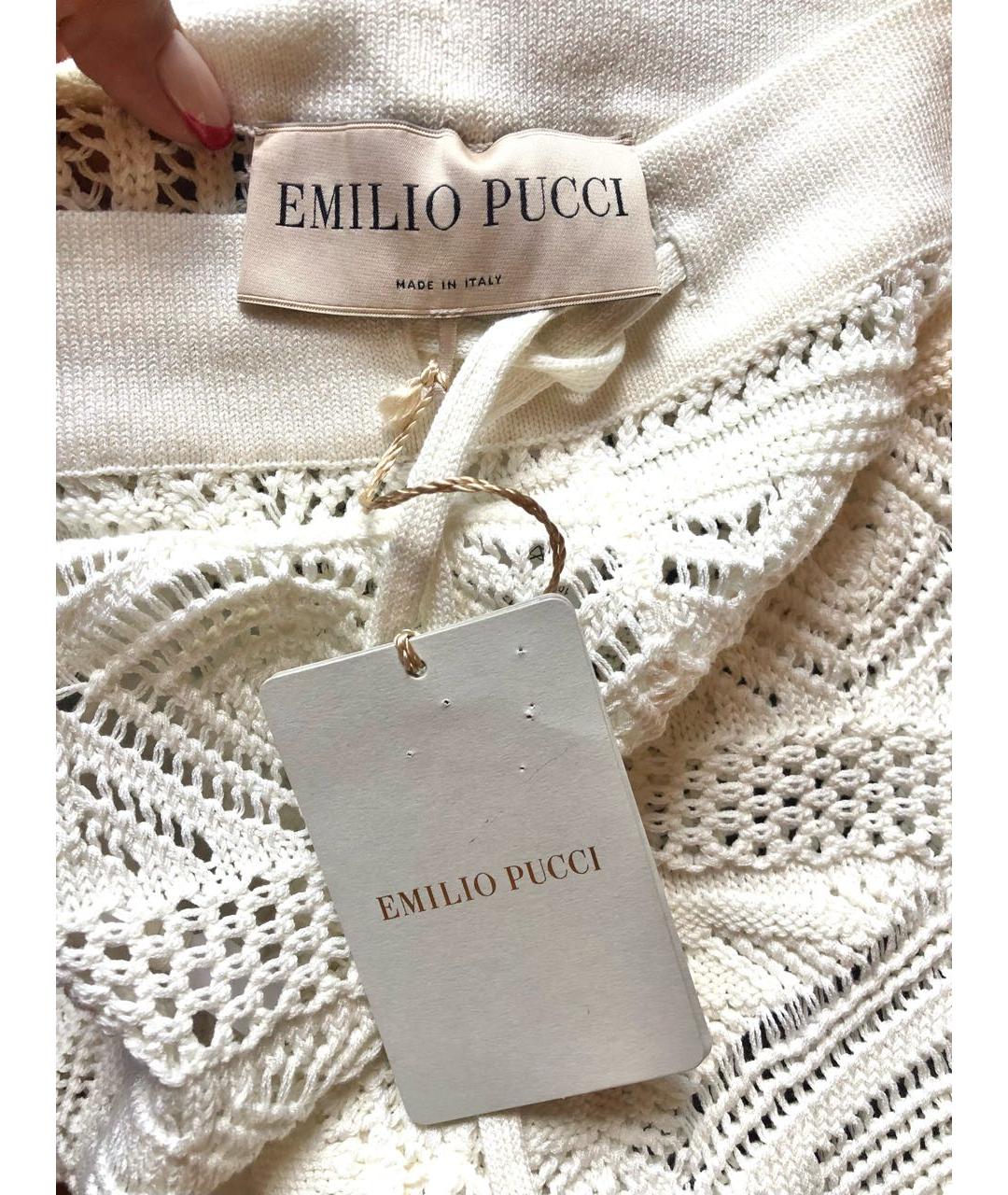 EMILIO PUCCI Бежевые хлопковые шорты, фото 2