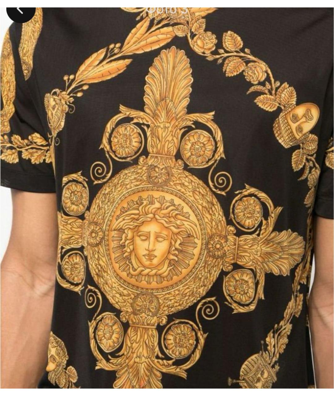 VERSACE JEANS COUTURE Черная майка, фото 2