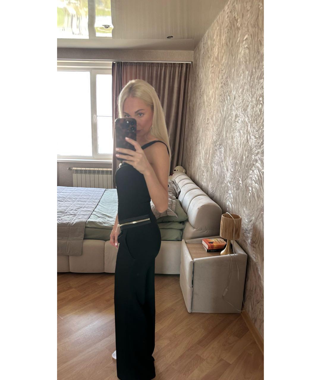 ELISABETTA FRANCHI Черный комбинезон, фото 3