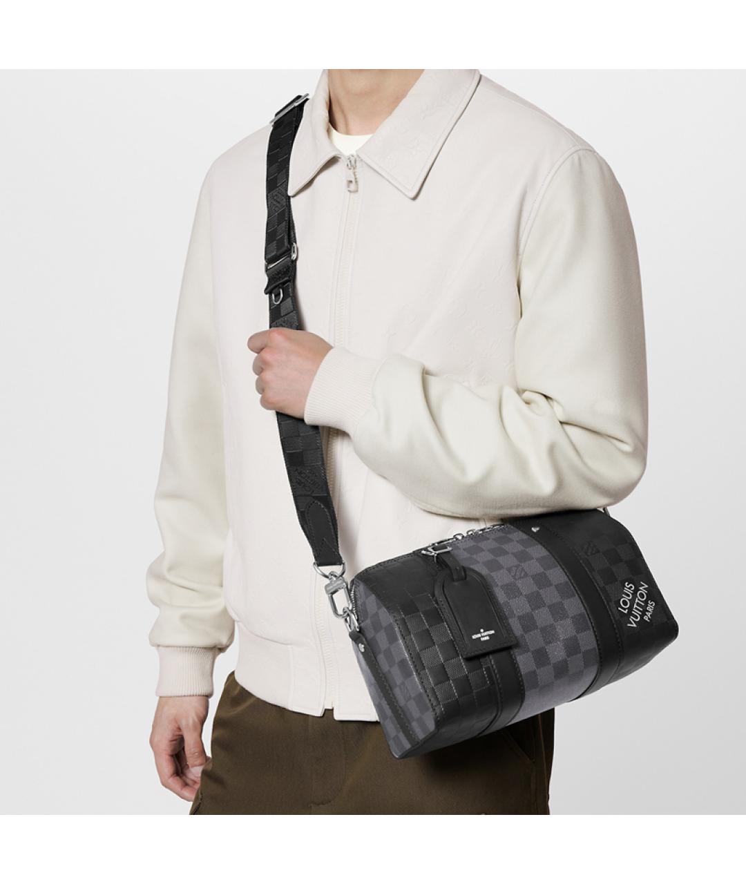 LOUIS VUITTON Черная сумка на плечо, фото 6