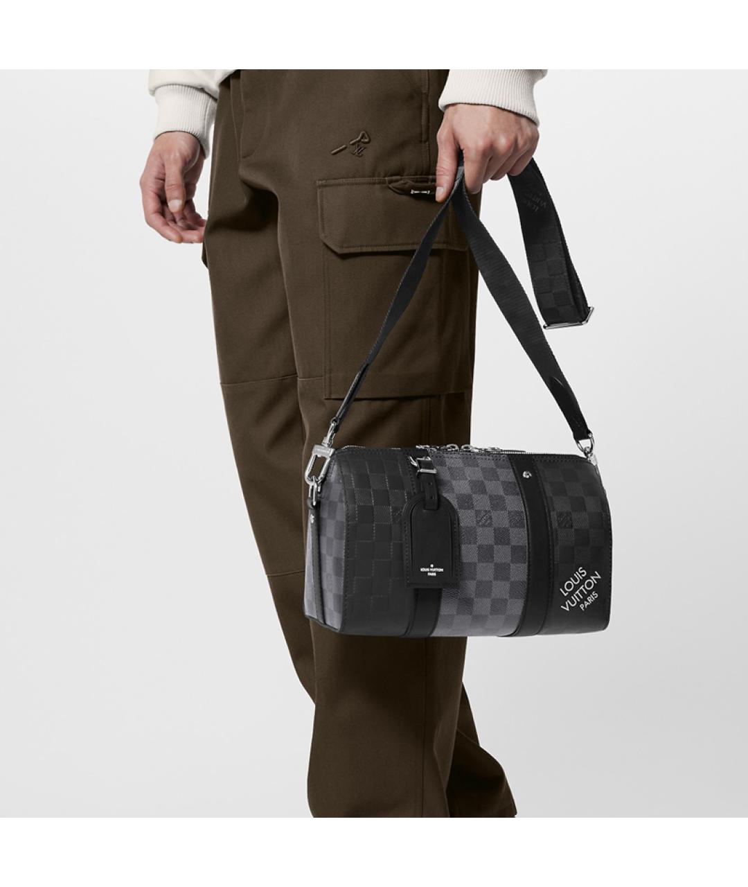 LOUIS VUITTON Черная сумка на плечо, фото 8