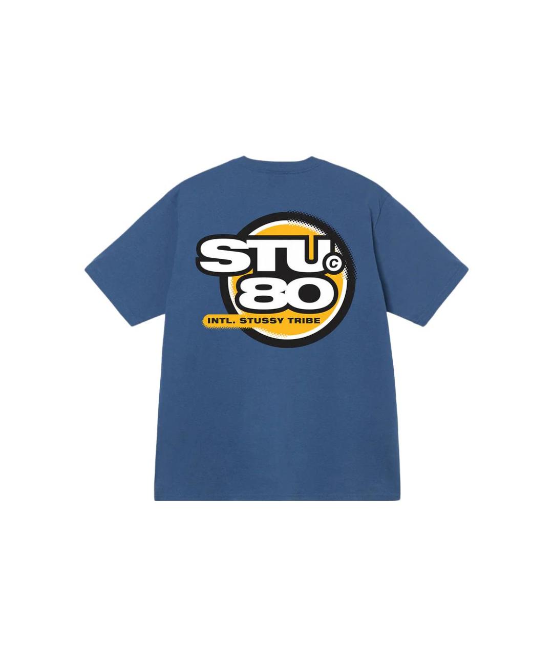 STUSSY Синяя футболка, фото 2