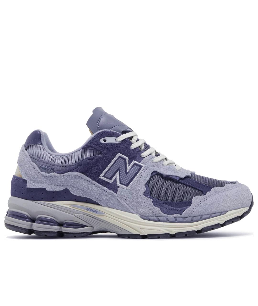 NEW BALANCE Фиолетовые кожаные кроссовки, фото 1