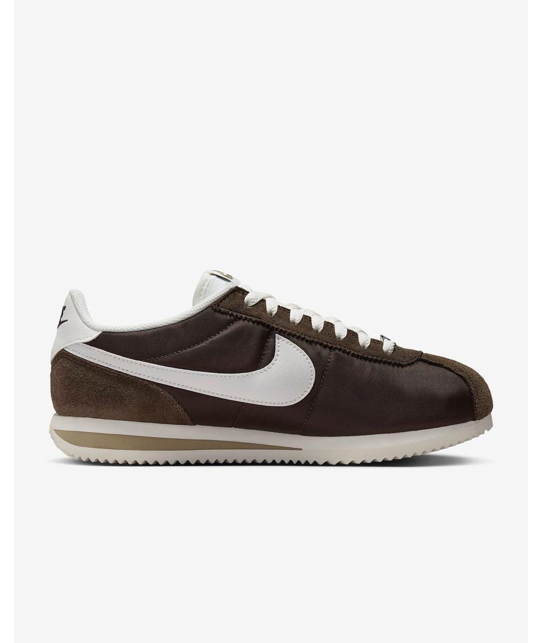 NIKE Коричневые текстильные кроссовки, фото 4