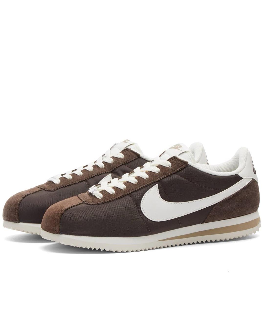 NIKE Коричневые текстильные кроссовки, фото 2