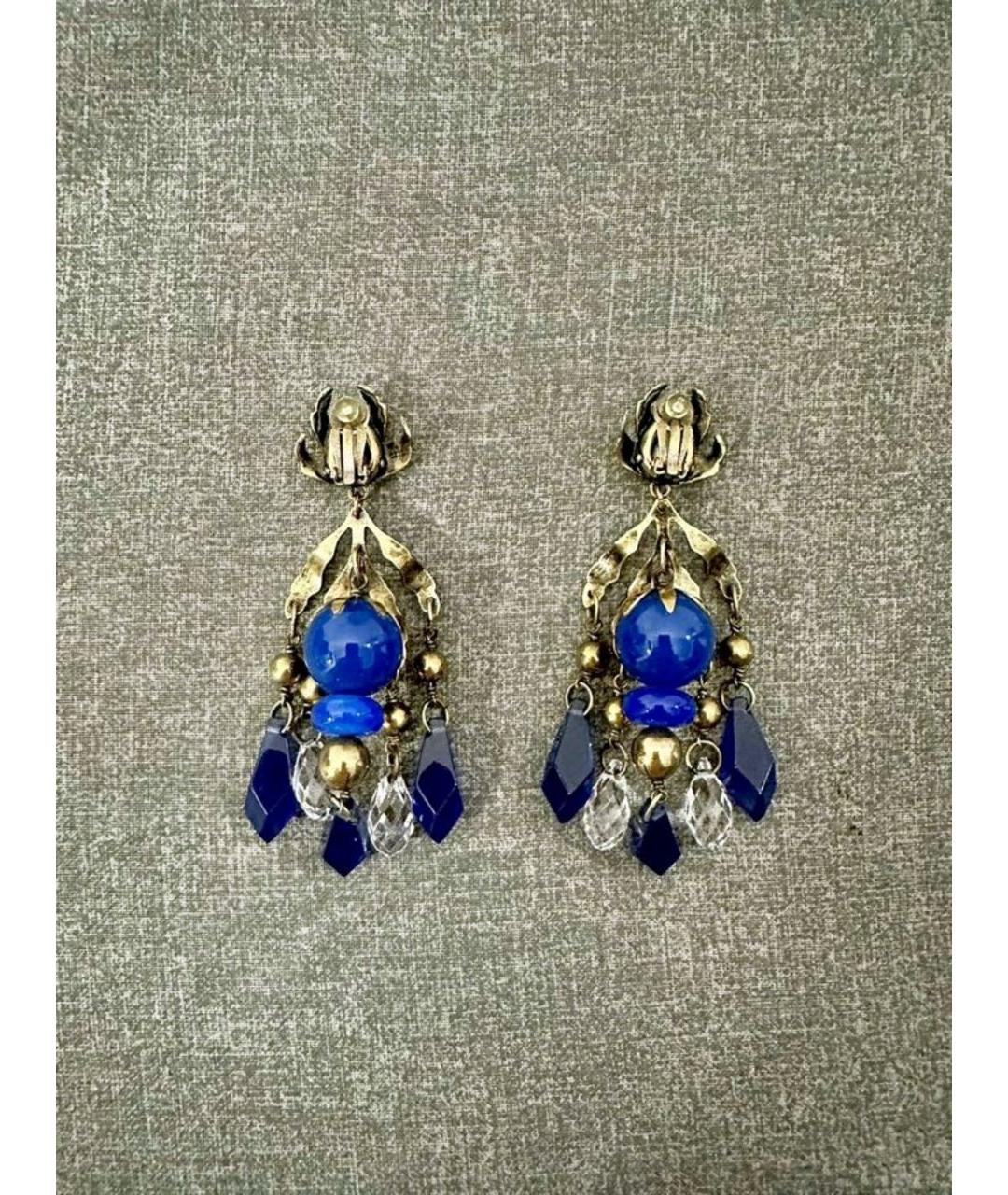 GUCCI Золотые латунные серьги, фото 3