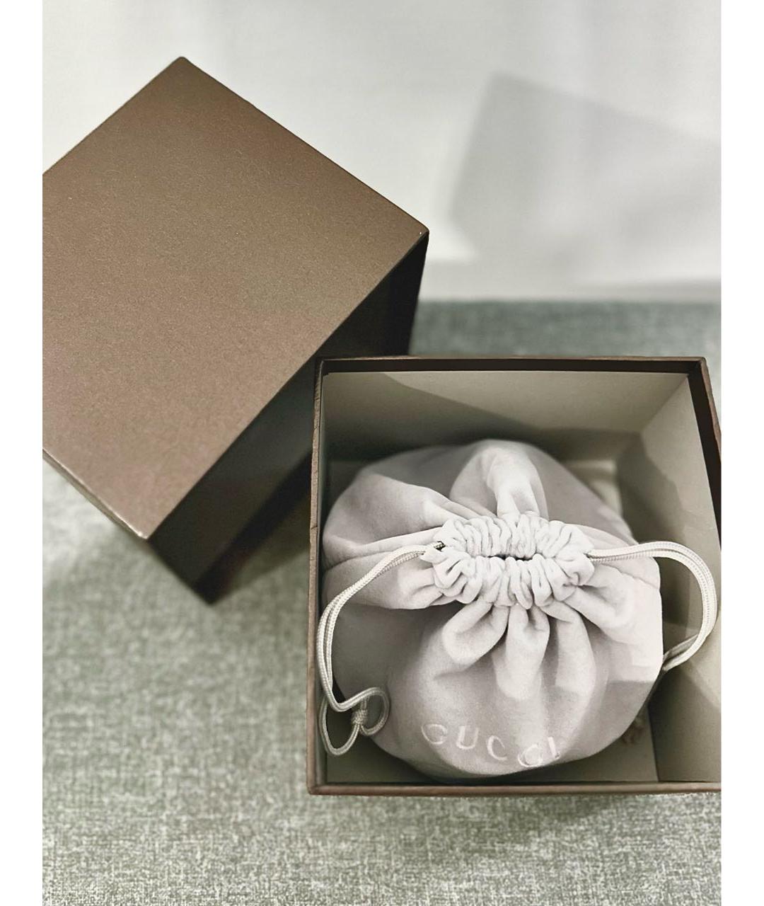 GUCCI Золотые латунные серьги, фото 5