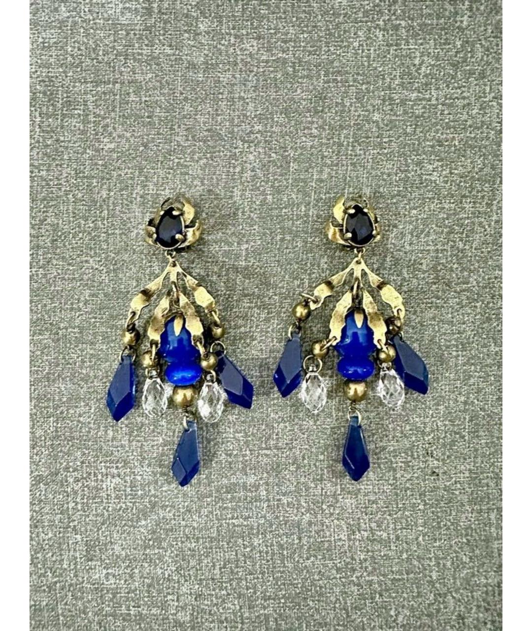 GUCCI Золотые латунные серьги, фото 2