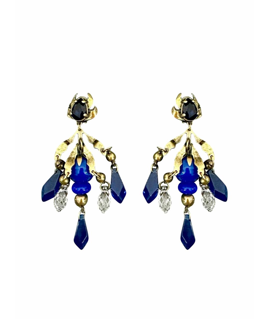 GUCCI Золотые латунные серьги, фото 1