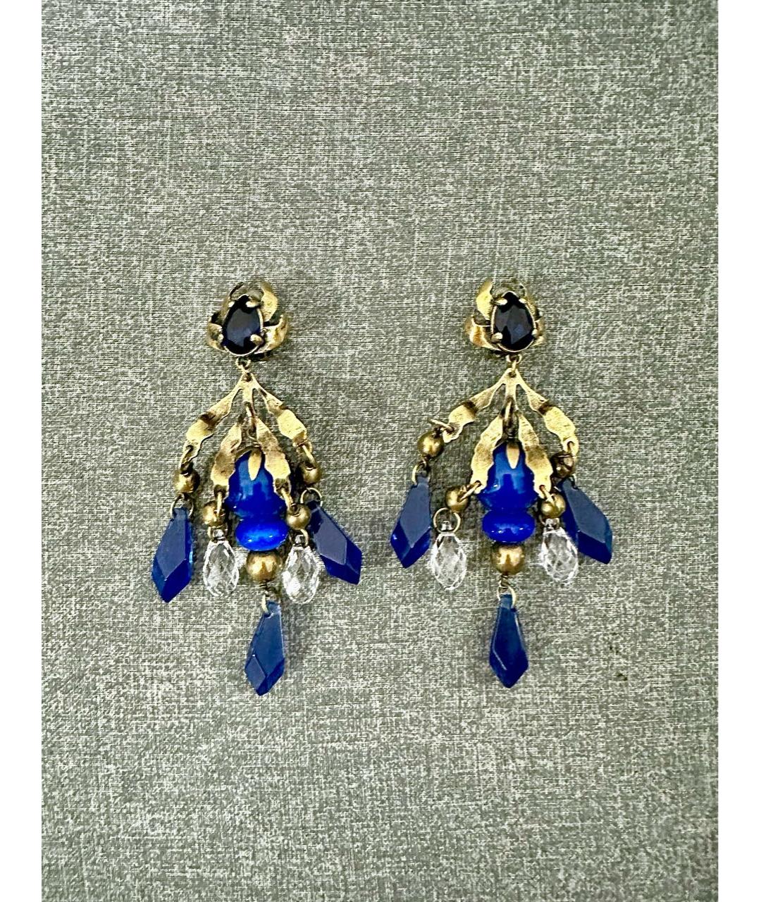 GUCCI Золотые латунные серьги, фото 2