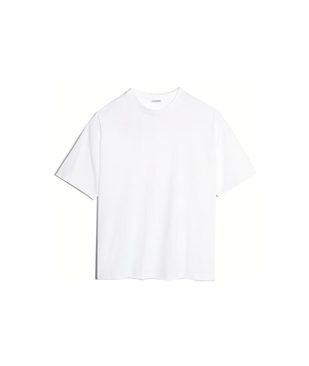 BALENCIAGA Белая хлопковая футболка, фото 1