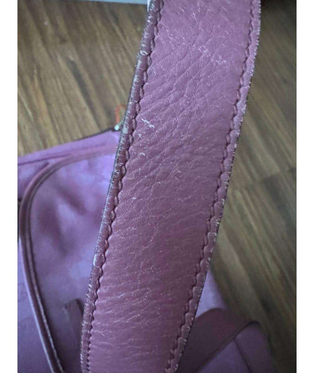 GUCCI Розовая сумка на плечо из лакированной кожи, фото 3